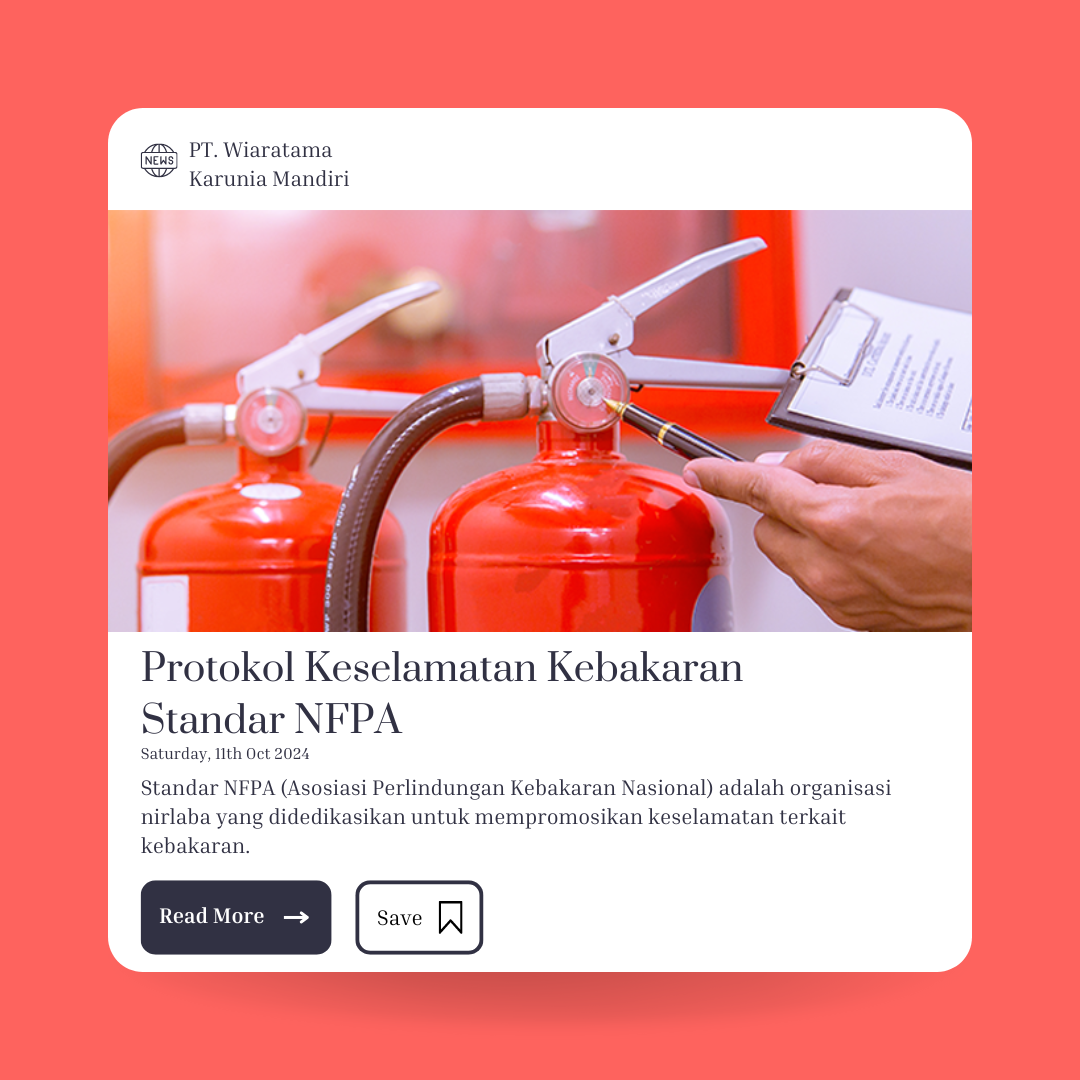 Protokol Keselamatan Kebakaran Standar NFPA