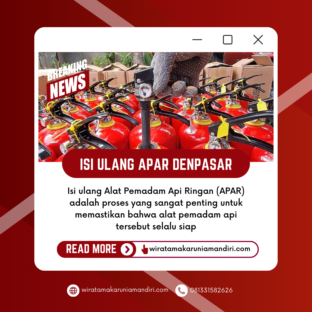 Isi ulang APAR Denpasar, refill apar denpasar