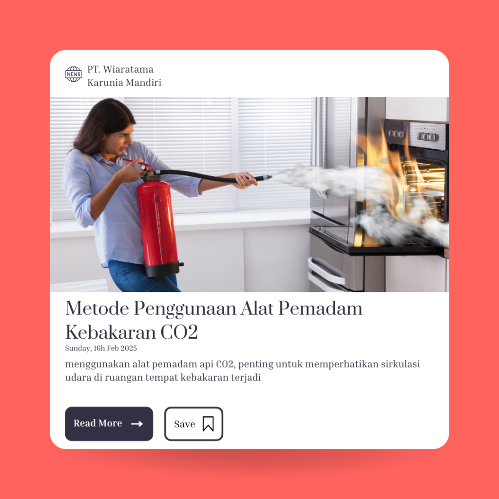 Metode Penggunaan Alat Pemadam Kebakaran CO2