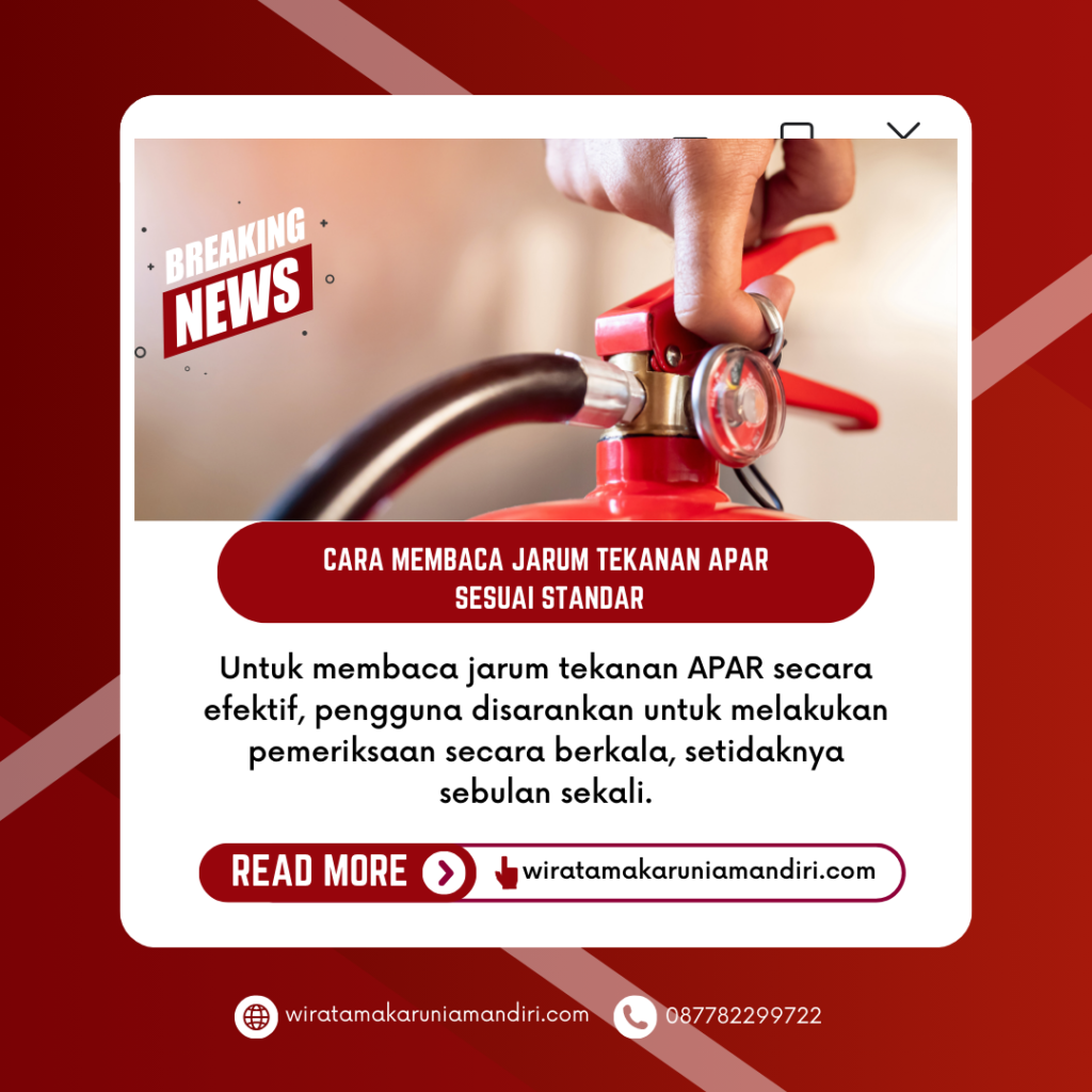 cara membaca jarum tekanan apar